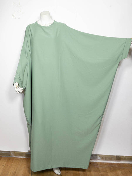 Long loose women's abaya ref:2389pk-B: Taupe