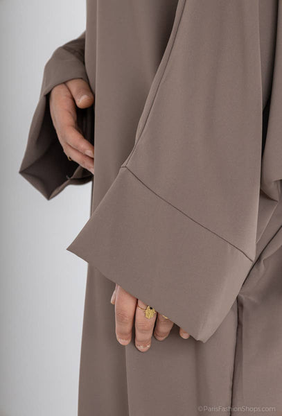 Long women's abaya ref: 2331pk: Beige