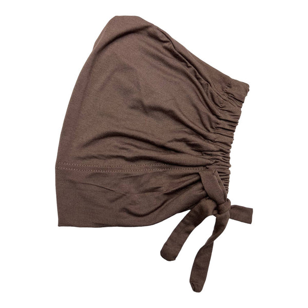 Recycled Bamboo Viscose Undercap with adjustable tieback: Black