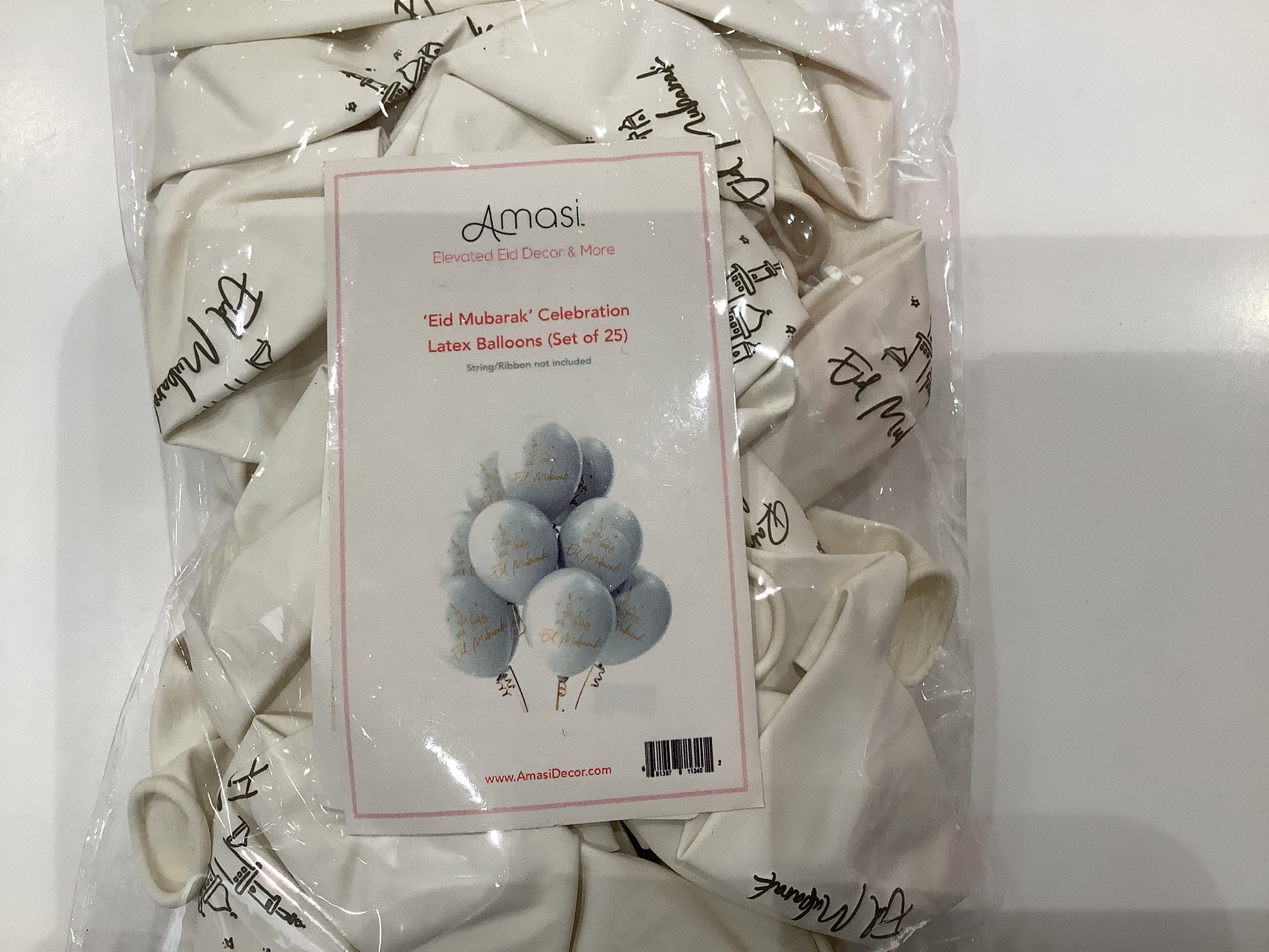 Eid Mubarak Latex balloons