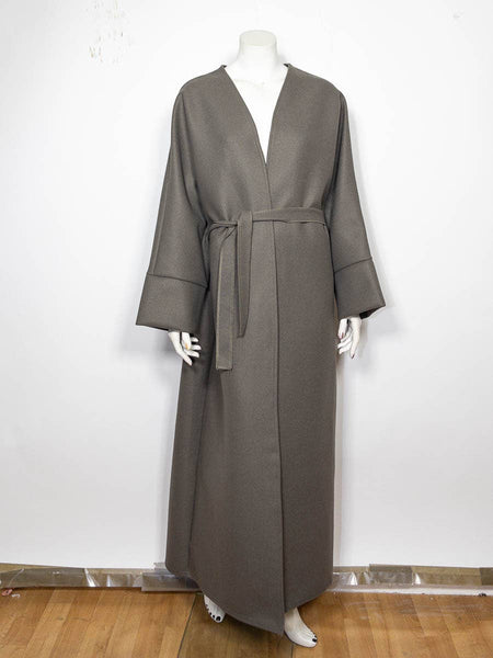 Coat ref:2390-cabans: Khaki