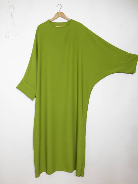 Long women's abaya ref: 2331pk: Tan