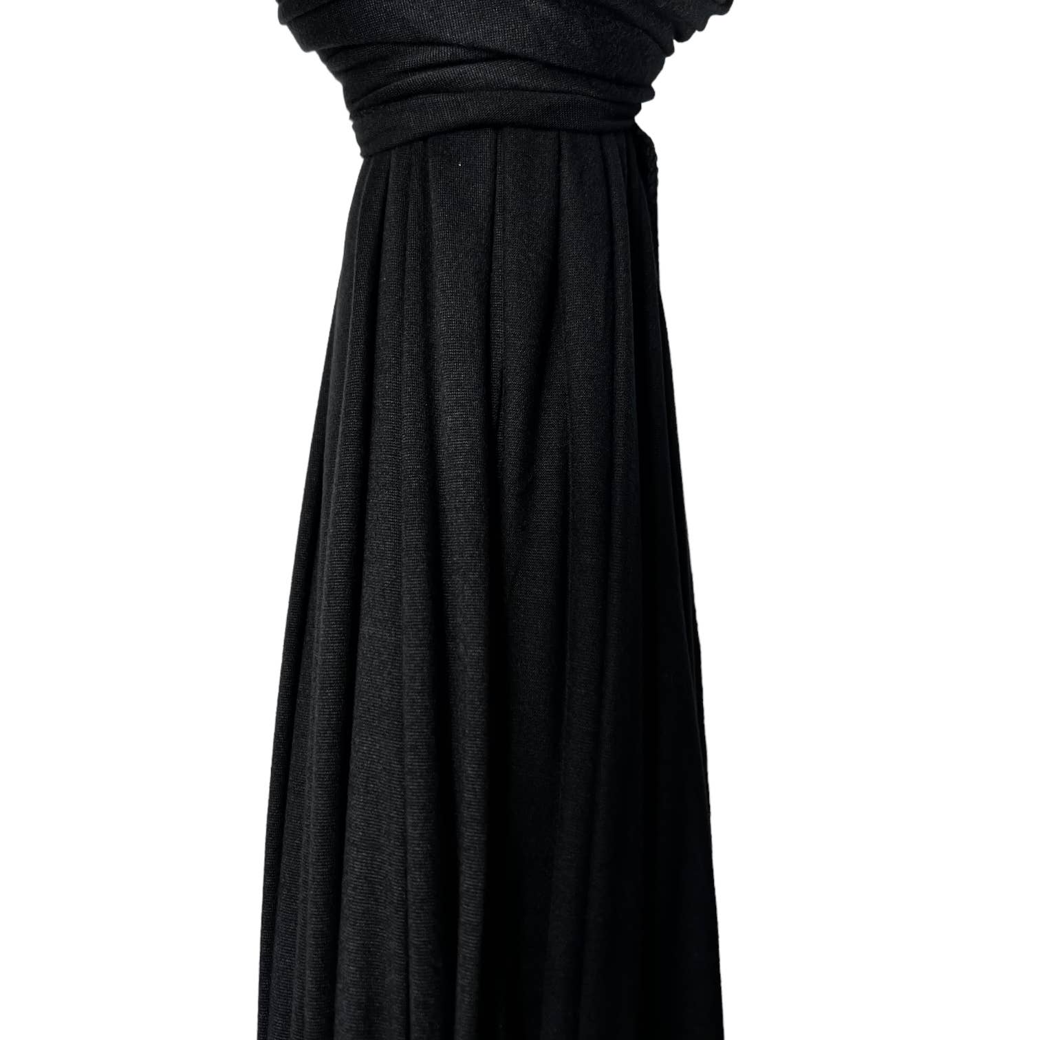 Big stretchy jersey hijab: Black