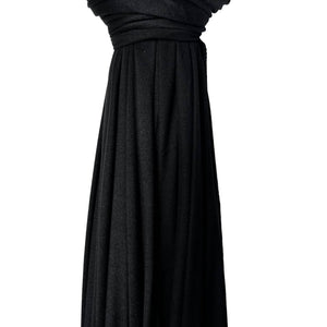 Big stretchy jersey hijab: Black