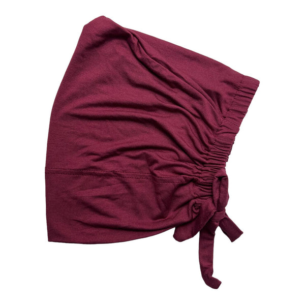 Recycled Bamboo Viscose Undercap with adjustable tieback: Black