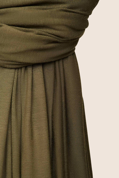 Premium Jersey Hijab - Dark Olive: Rectangle 65" x 27" / Dark Olive / Jersey