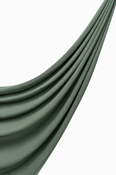 Premium Jersey Hijab - Matte Green: Rectangle 65" x 27" / Matte Green / Jersey