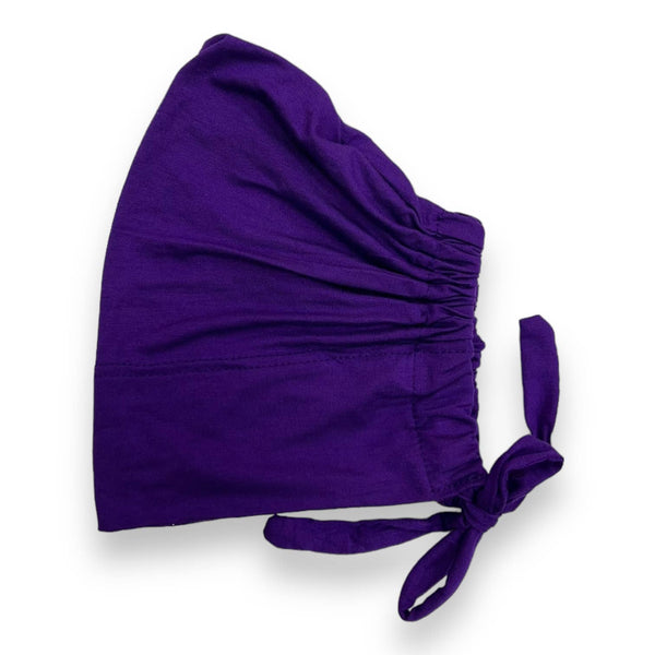 Recycled Bamboo Viscose Undercap with adjustable tieback: Black