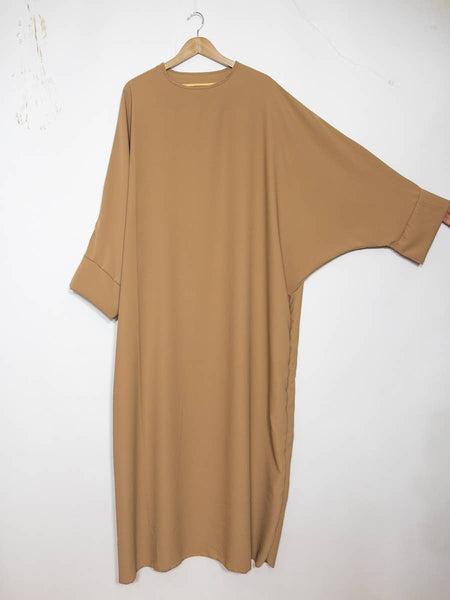 Long women's abaya ref: 2331pk: Beige