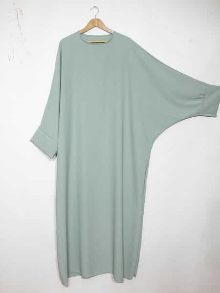 Long women's abaya ref: 2331pk: Tan
