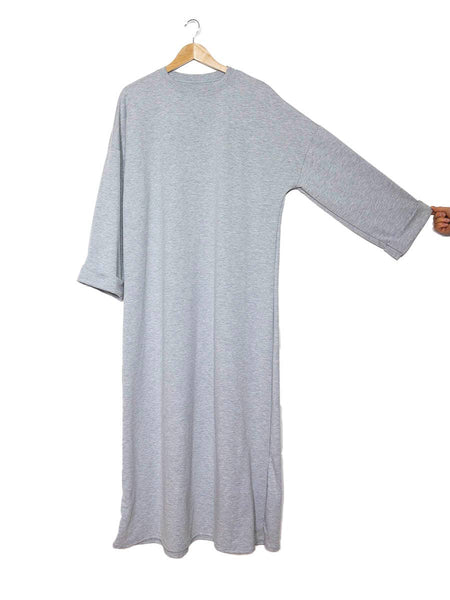 Polycotton dress ref:2502polycotton: Light Grey