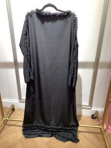 The Ummah Black fringe Abaya