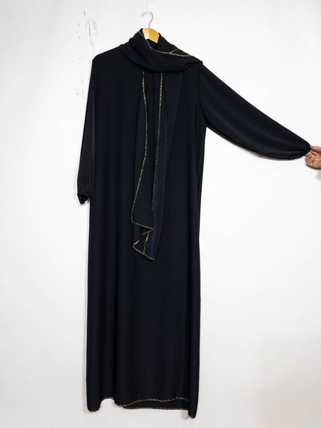 Medina silk abaya for women ref:2338pkdr: Beige