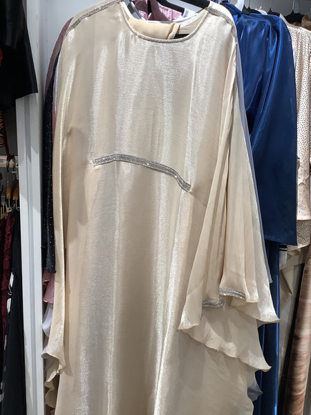 Sidraa 3 Piece butterfly sleeve abaya