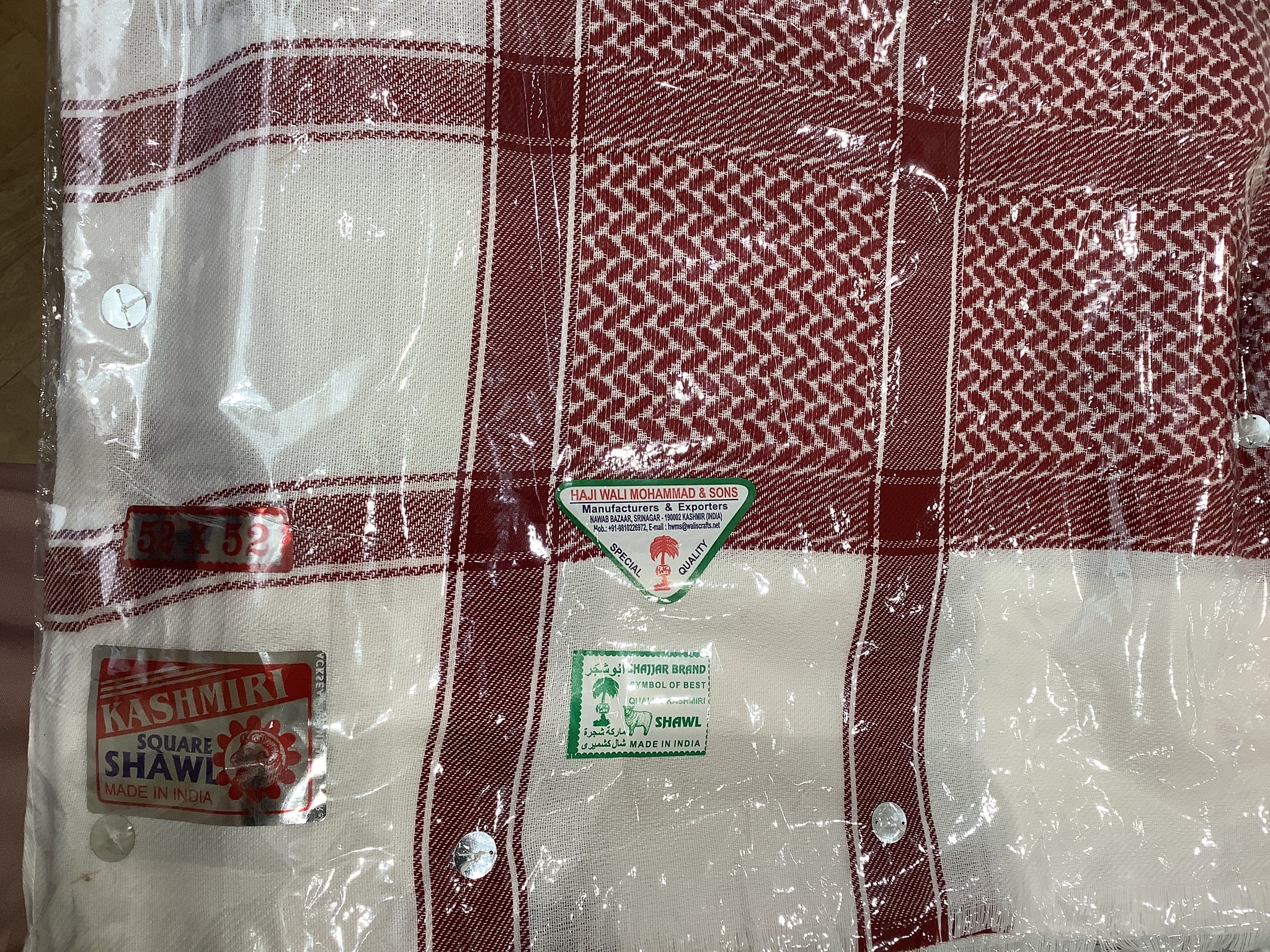 Kashmiri Square Shawl
