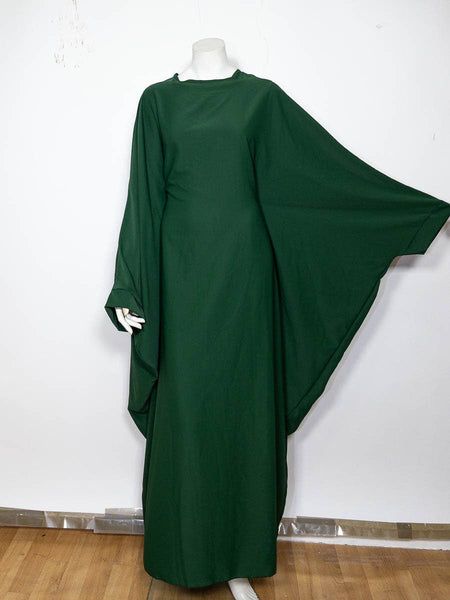Long women's abaya ref:2389pk: Black