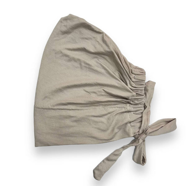 Recycled Bamboo Viscose Undercap with adjustable tieback: Black
