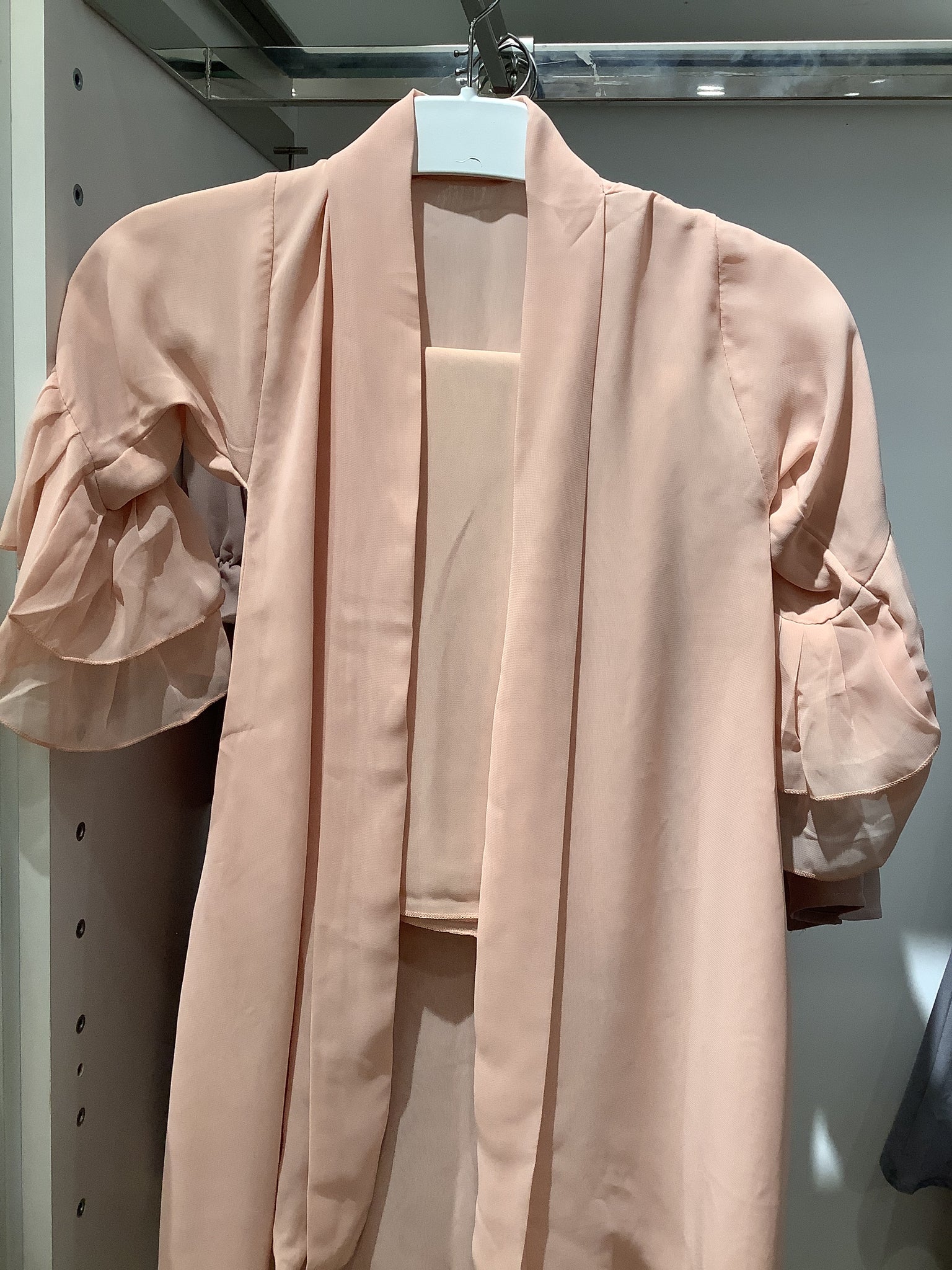 Kids kimonos ruffled sleeve