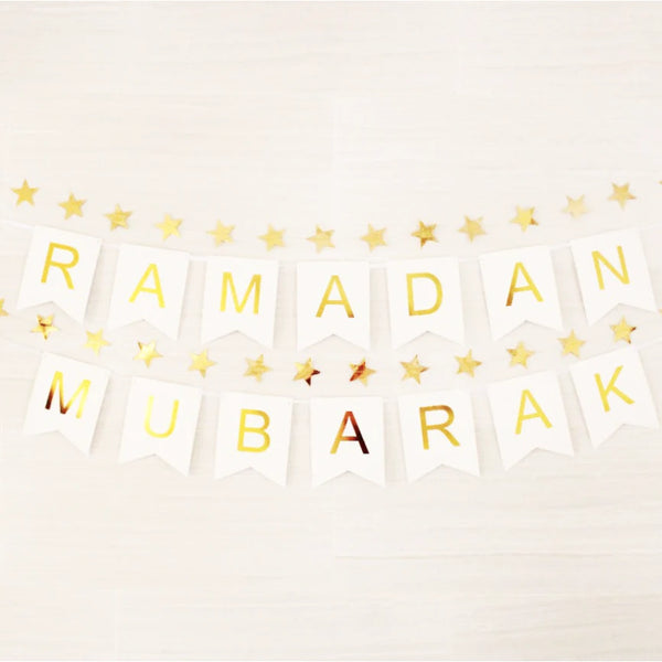 'Ramadan Mubarak' Fishtail Banner