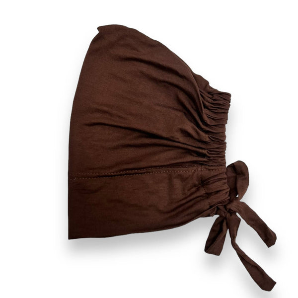 Recycled Bamboo Viscose Undercap with adjustable tieback: Black