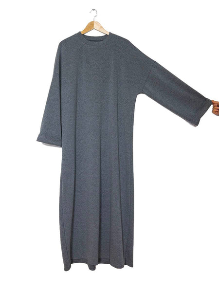 Polycotton dress ref:2502polycotton: Light Grey