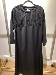 Black sequence Abaya