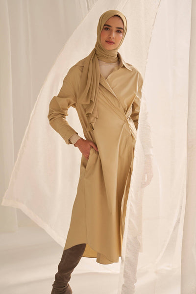 Everyday Chiffon Hijab - Camel: Rectangle 68" x 27" / Camel / Chiffon