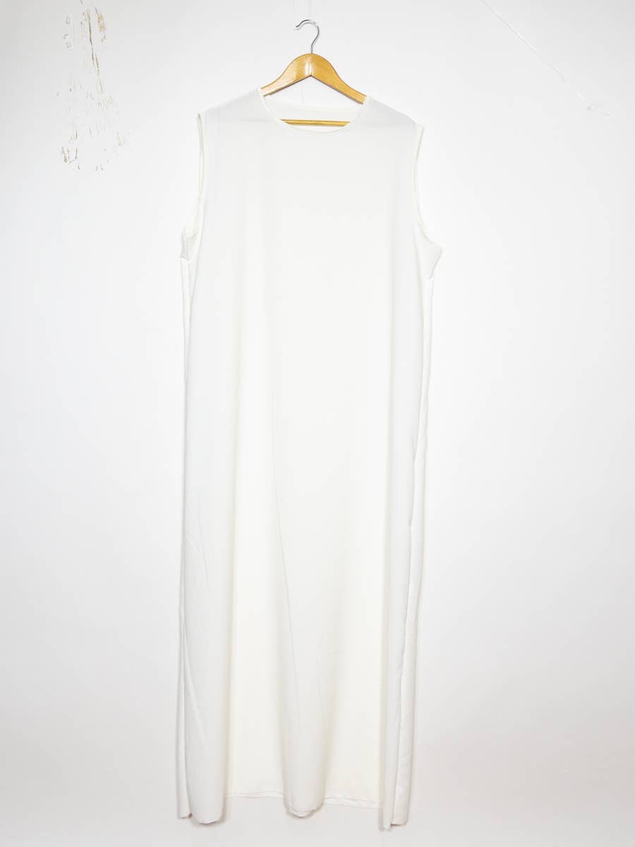 Abaya long large ref:2353pk: White
