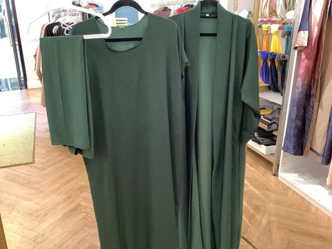 3 piece Abaya