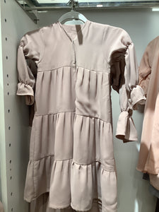 Kids ruffled dress/ scarf