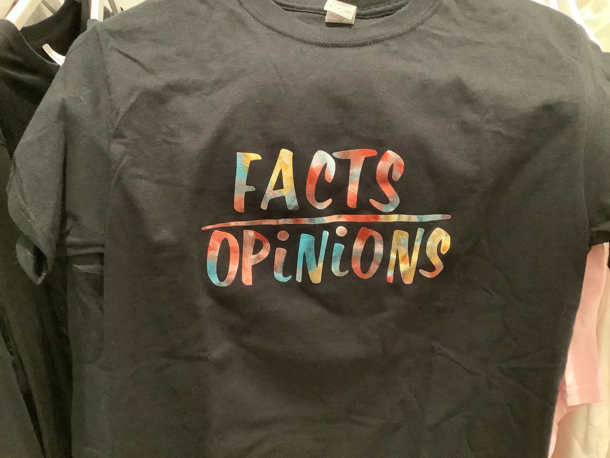 Facts Opinions Tee