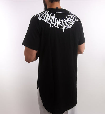 Athari Calligrafitti Long line T-Shirt