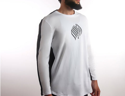 Athari B&W Split T-Shirt