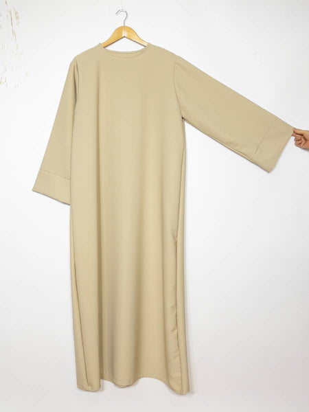 Long wide abaya Ref:2352BC: Khaki