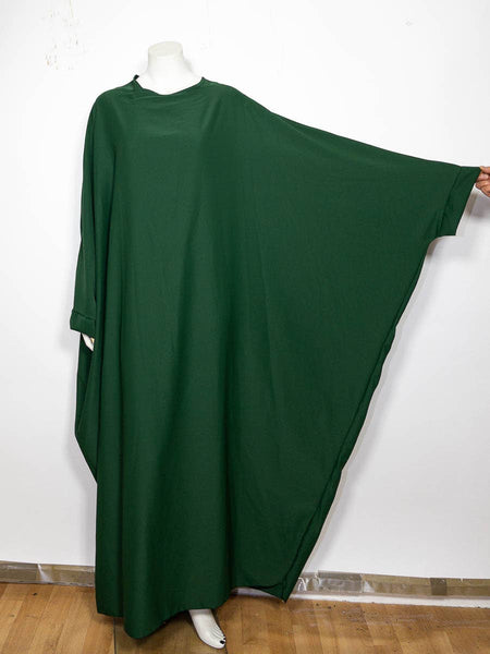 Long loose women's abaya ref:2389pk-B: White
