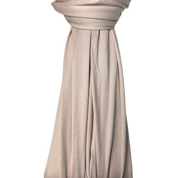 Big stretchy jersey hijab: Beige