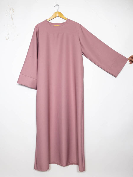Long wide abaya Ref:2352BC: Taupe
