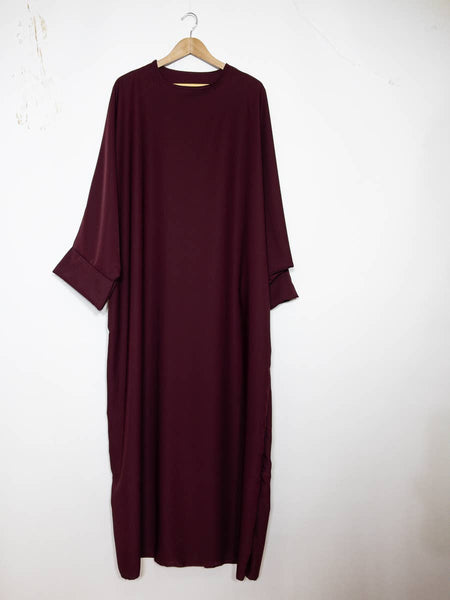 Long women's abaya ref: 2331pk: Tan