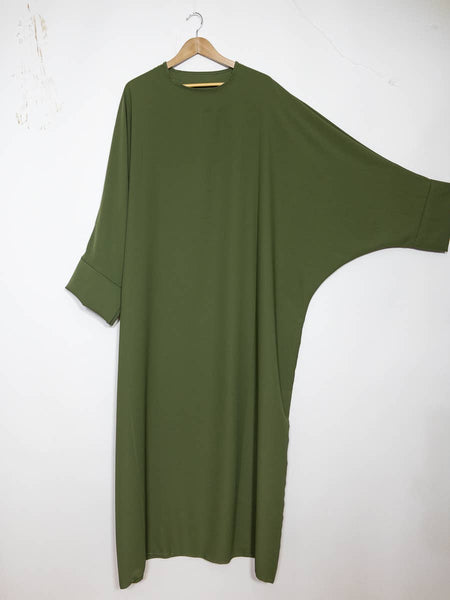Long women's abaya ref: 2331pk: Tan
