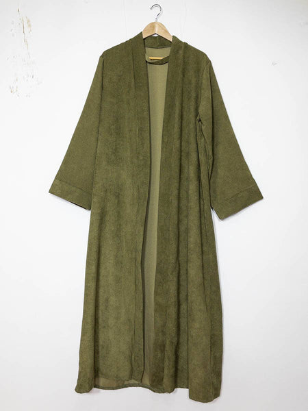 Kimono with wide sleeves for women ref:2391 ribbed: Terracotta