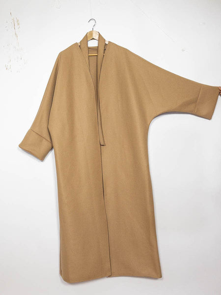 Coat ref:2390-cabans: Tan