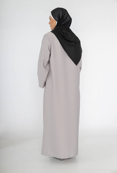 Long wide abaya Ref:2352BC: Khaki