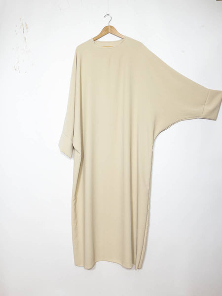 Long women's abaya ref: 2331pk: Beige