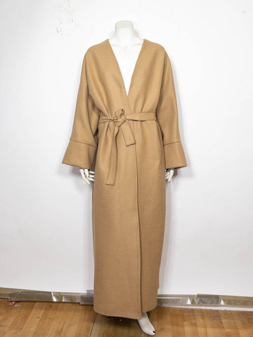 Coat ref:2390-cabans: Tan