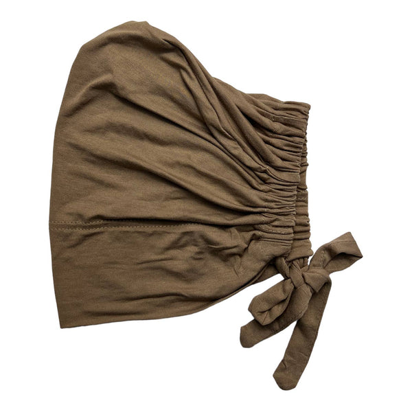 Recycled Bamboo Viscose Undercap with adjustable tieback: Black