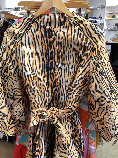 Tiger Print “Express it” Coat Dress