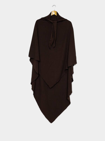 Long Khimar in jazz ref:2301jazz: Black