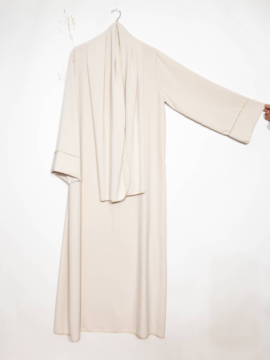 Medina Silk Abaya w/ Attached Hijab