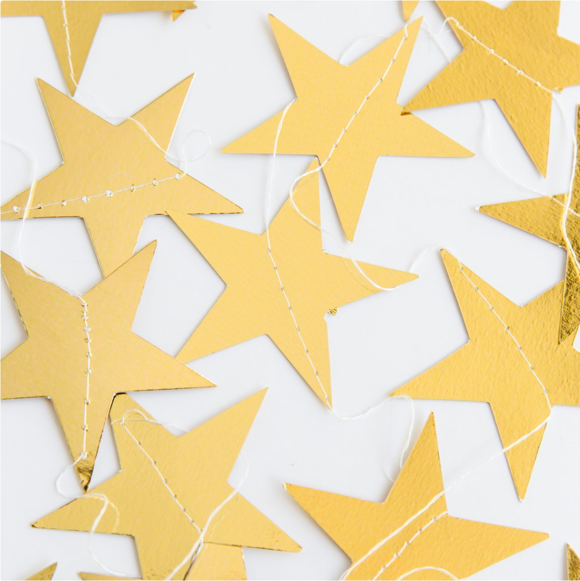 Foiled Star Garland