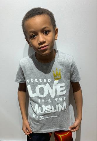Spread Love It’s The Muslim Way Kids T-shirt